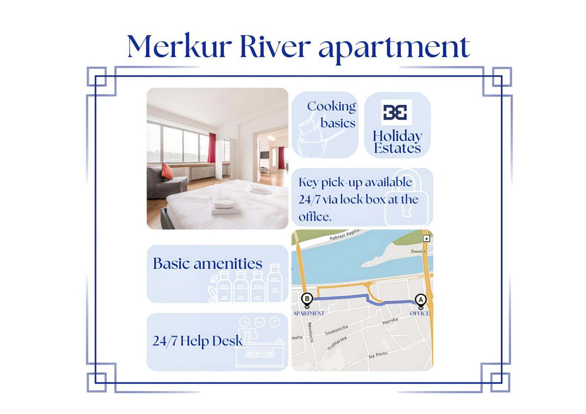 Merkur Apartments Praag Kamer foto